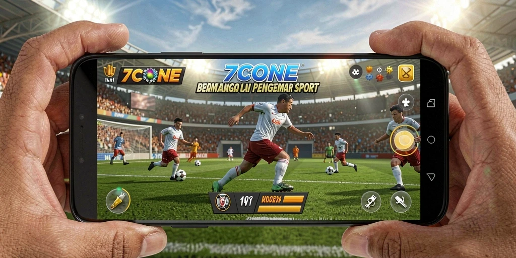 Tangkapan layar dari gameplay menegangkan di 7CONE.