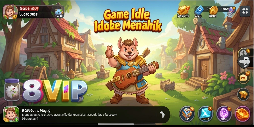 Menampilkan gameplay santai dan kemajuan otomatis di 8SVIP.
