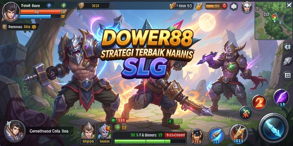 Tangkapan layar DOWER88 menampilkan aksi seru dalam permainan SLG.