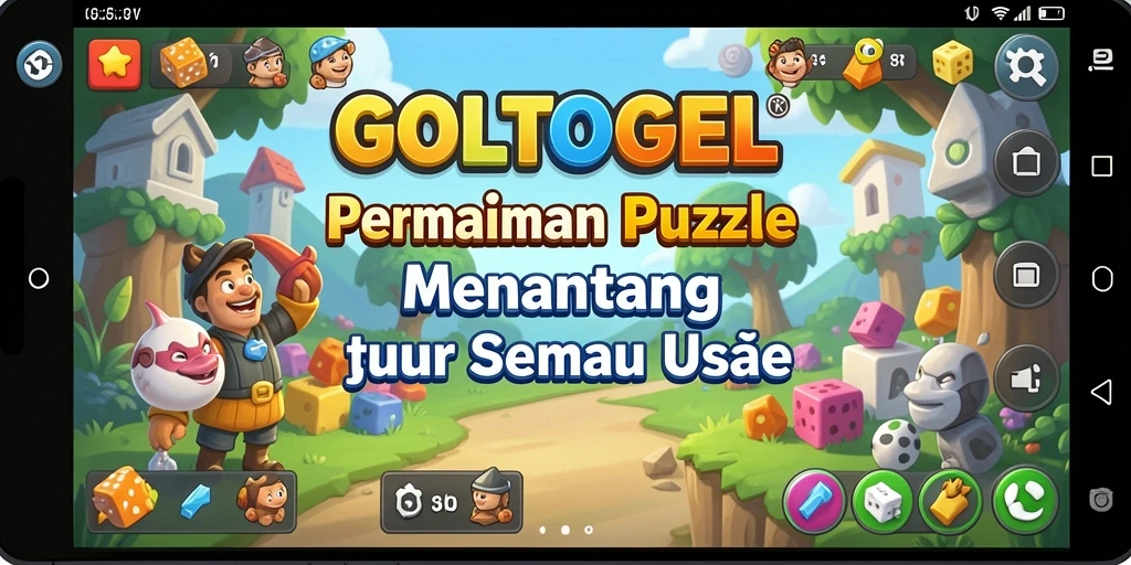 Tampilan gameplay GOLTOGEL yang menarik dan menantang.