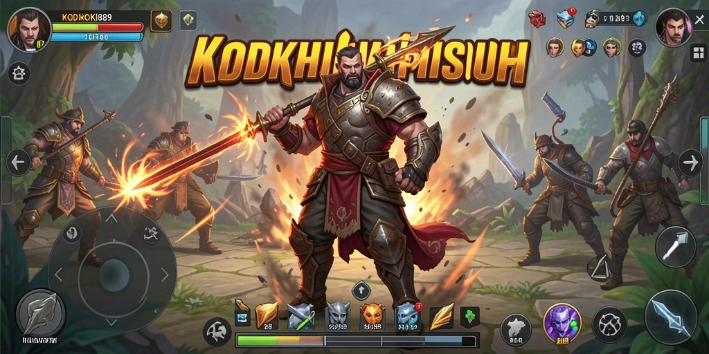 Screenshot gameplay KODOKHOKI889 menampilkan pertempuran strategi yang mendebarkan.