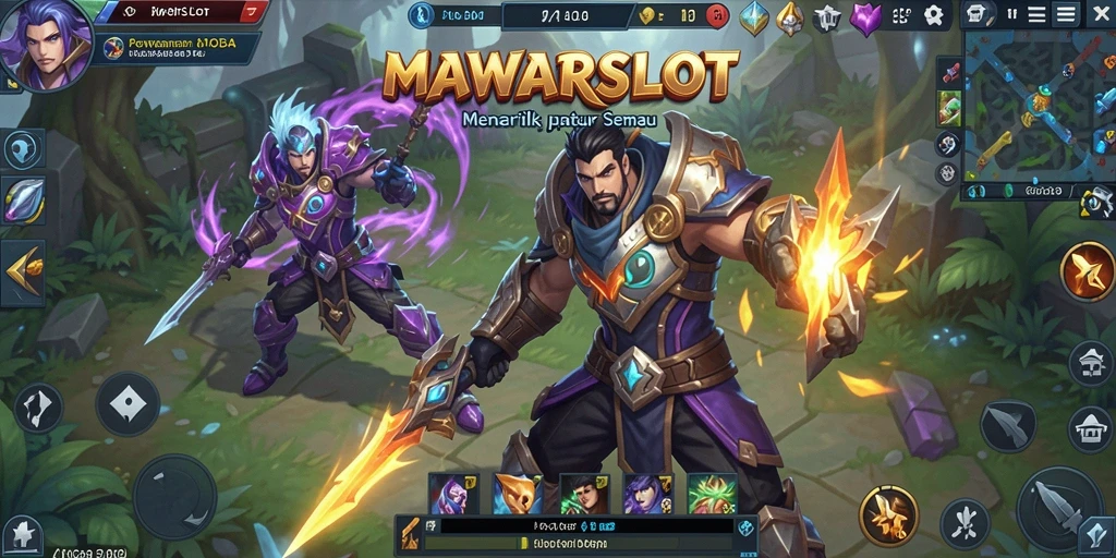 Tangkapan layar gameplay seru dari MAWARSLOT MOBA.