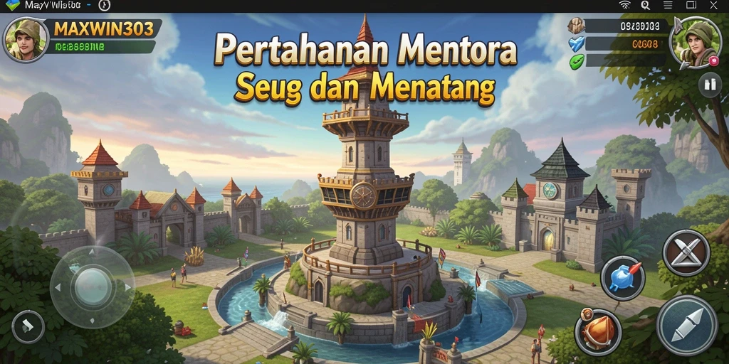 Tampilan aksi menegangkan di MAXWIN303 saat melawan gelombang musuh.