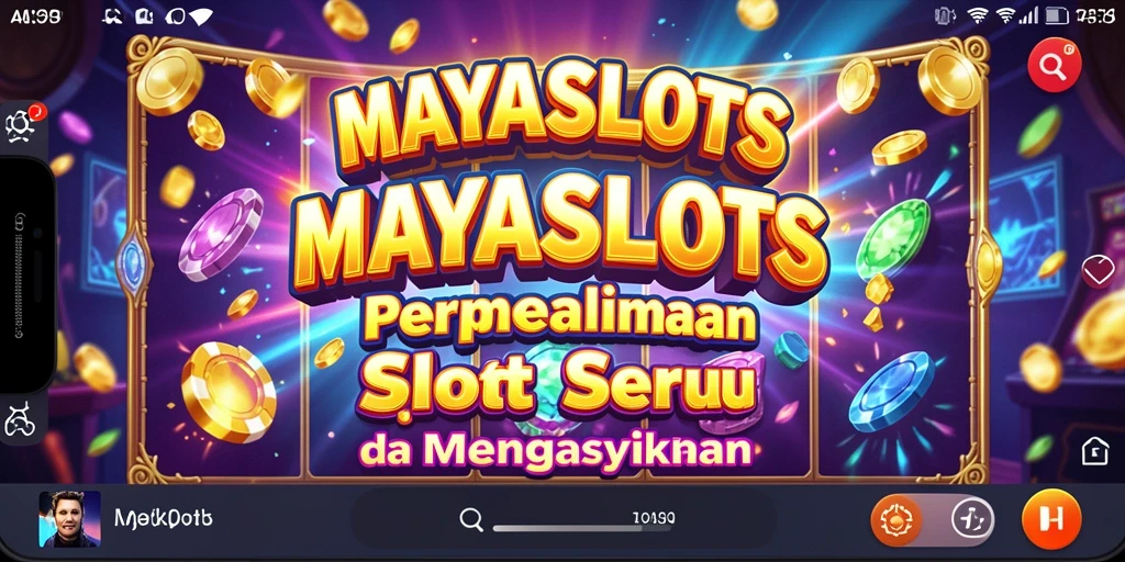 Screenshot gameplay <strong>MAYASLOTS</strong> yang penuh warna dan menarik.