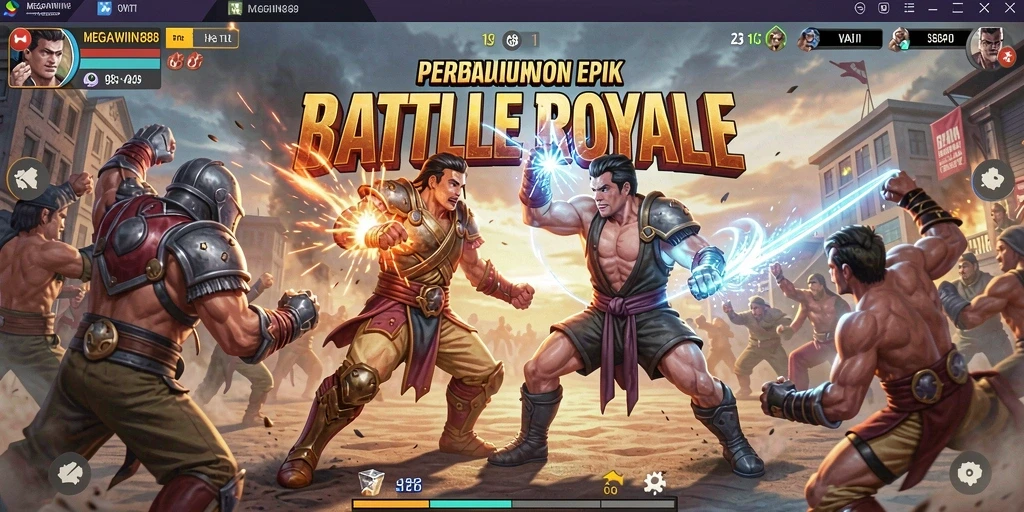 Tampilan gameplay seru dan grafis memukau dalam MEGAWIN888.