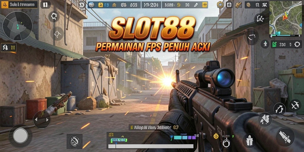 Tampilan menarik dari gameplay SLOT88 yang intens dan beraksi.