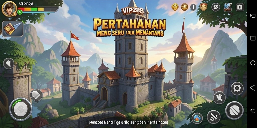 Gameplay seru dari VIP288 terlihat dalam aksi Tower Defense.